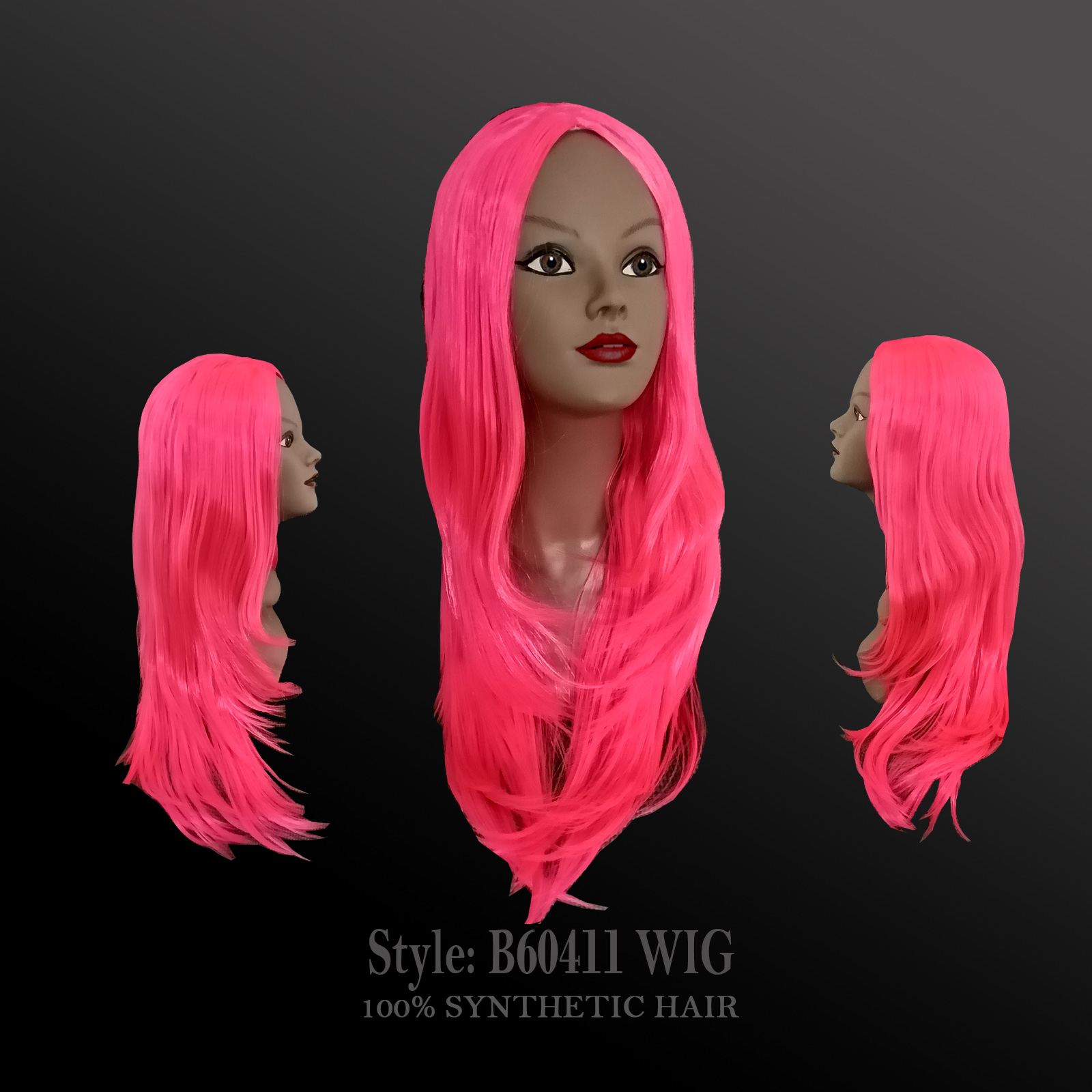Pink-wig